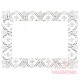 Blonda Calada Blanca Rectangular 40x50