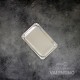 Plato Bandeja Carton Plateado 10x16
