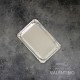 Plato Bandeja Carton Plateado 14x21