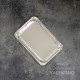 Plato Bandeja Carton Plateado 18x24