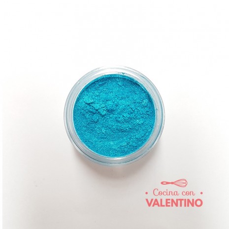 Colorante Polvo Dust Color Platinum Nacarado Turquesa - 8 Grs