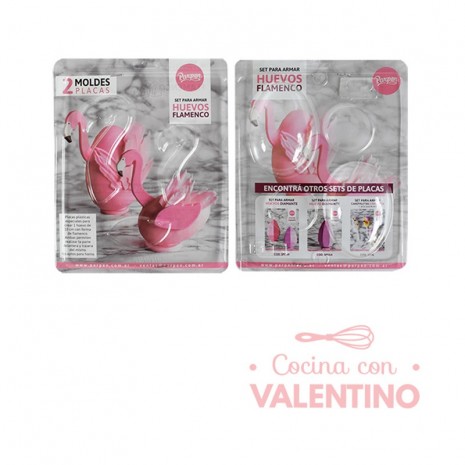 Set para Armar Huevo Flamenco 10cm