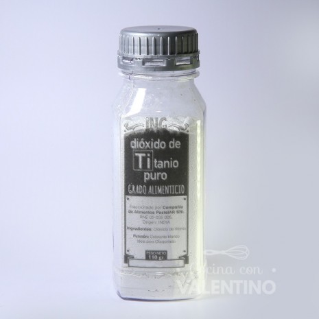 Dioxido de Titanio Pastelar - 110 Grs