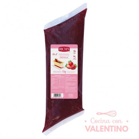 Relleno a base de pulpa de Frutilla Rich - 1Kg