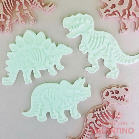 Cortante + Marcador Ruphas Dinosaurio - 3 Un