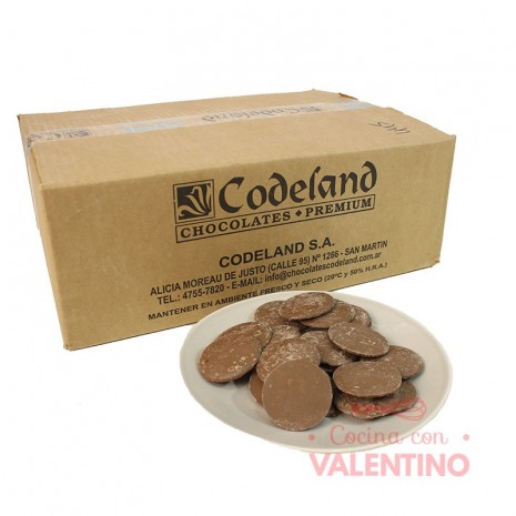 Chocolate Cobertura Codeland Leche - 10 Kg