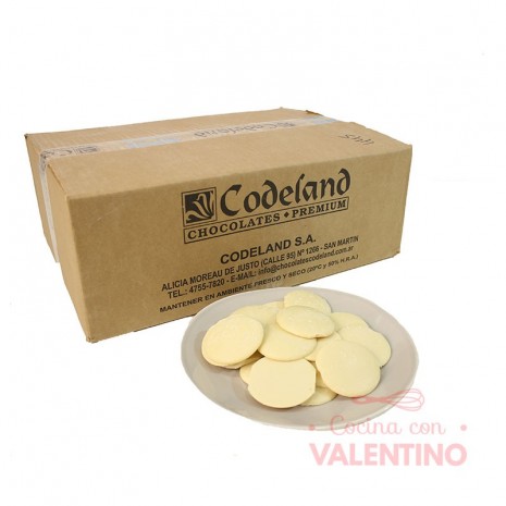 Chocolate Cobertura Blanco Codeland - 10 Kg.