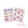 Set Placas Parpen Chocolatines Donas y Corazones SPDC