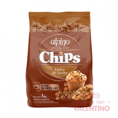 Chip Gota Dulce de Leche Alpino - 1Kg