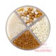 Sprinkles Set Surtido Dorado y Perlado - 4 Celdas