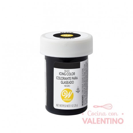Colorante Gel Wilton - Negro - 28 Grs.