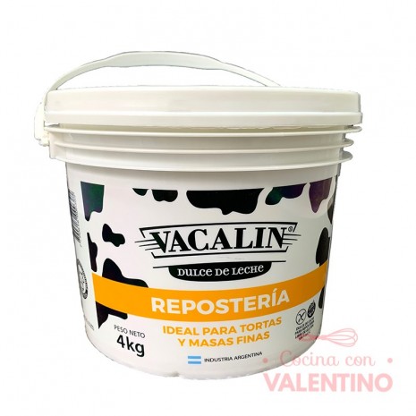 Dulce de Leche Vacalin Repostero Balde - 4 Kg