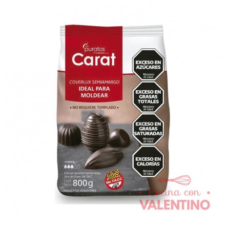 Baño de Moldeo Carat Semiamargo - 800 Grs