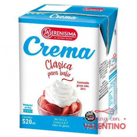 Crema de Leche La Serenisima Tetrapack- 520cc