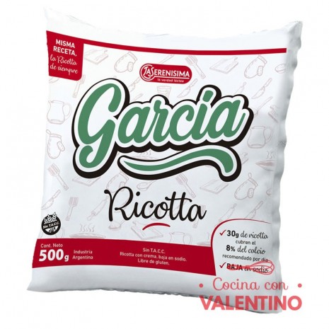 Ricota Entera Garcia - 500Grs.