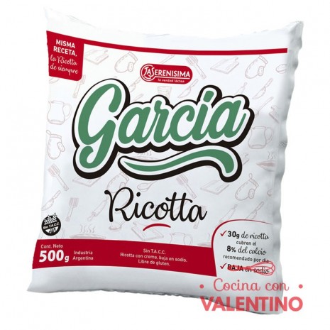 Ricota Entera Garcia - 500 Grs