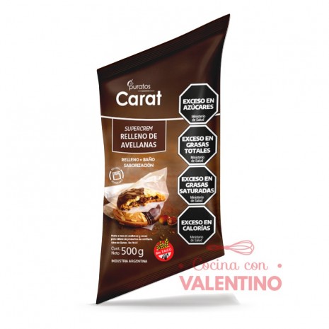 Ganache Avellanas Carat Supercrem Puratos x 500g