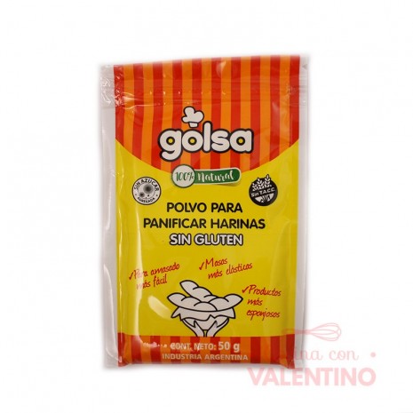 Polvo para Panificar sin Gluten Golsa - 50 Grs