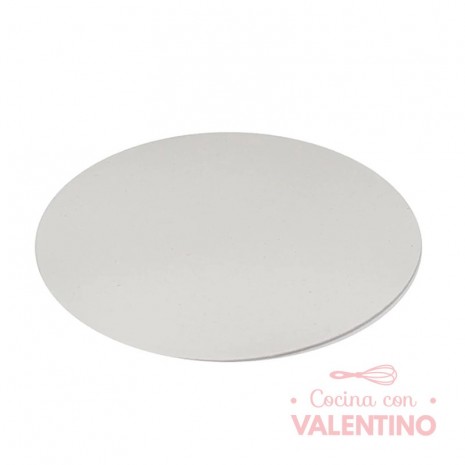 Disco Carton Blanco 24 Cm - 1 Un