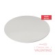 Disco Carton Blanco 24 Cm - 10 Un