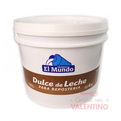 Dulce de Leche El Mundo Balde - 4Kg