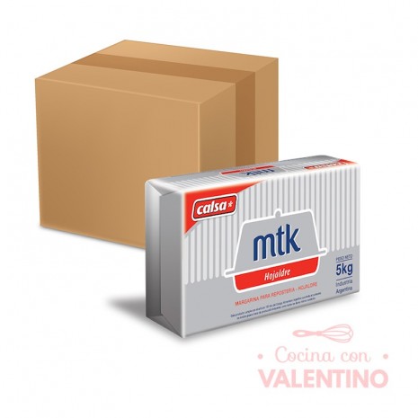 Margarina + Manteca Hojaldre MTK Calsa - 20Kg (4u)