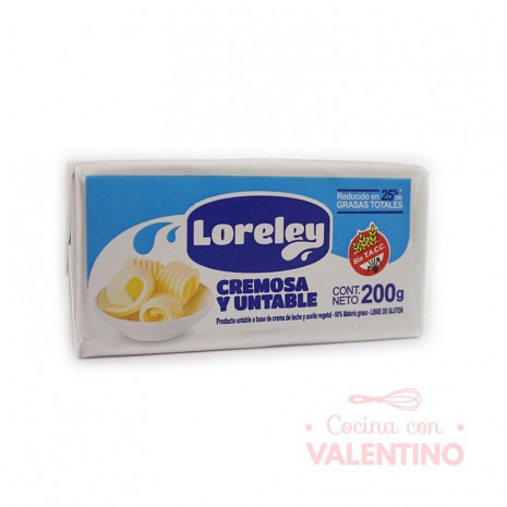 Manteca Loreley - 200 Grs.