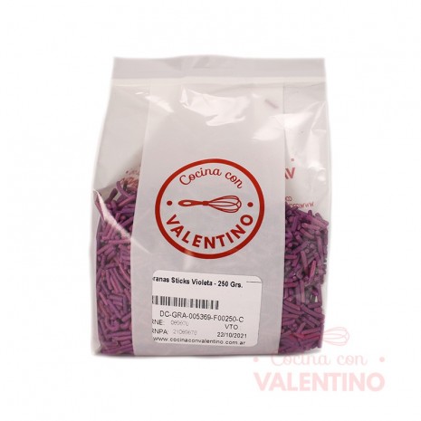 Granas Sticks Violeta - 250 Grs