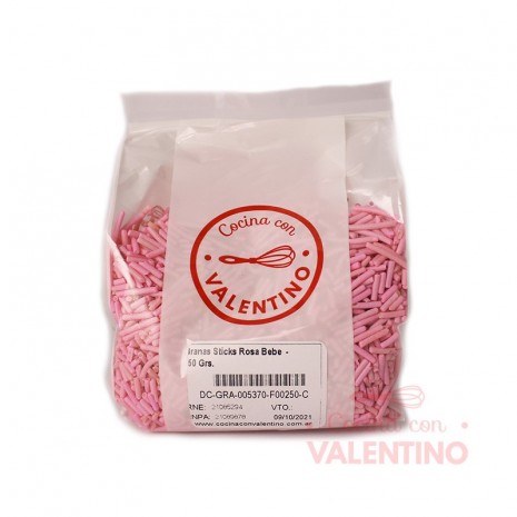 Granas Sticks Rosa - 250 Grs