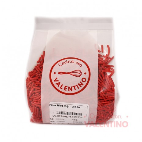 Granas Sticks Rojo - 250 Grs.