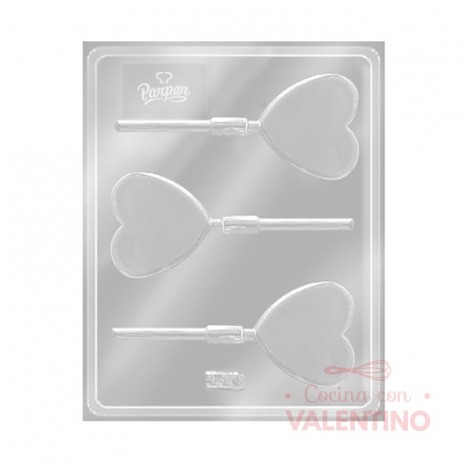 Placa Chupetin Corazon Liso P336