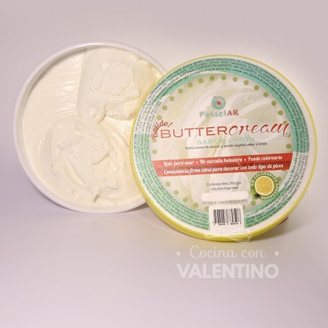 Buttercream Sabor Limon PastelAR - 360Grs