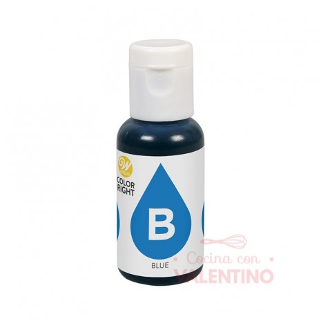 Colorante Liquido Color Right Wilton - Azul - 19 Ml.