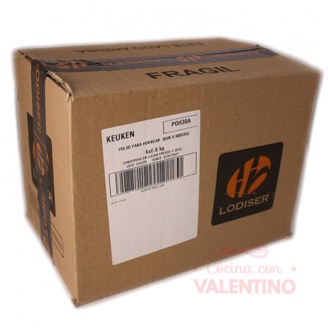 Polvo de Hornear Keuken - 800Grs - Pack 6 Un.