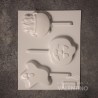 Placa Plastichok Chupetines Halloween x3 1397A