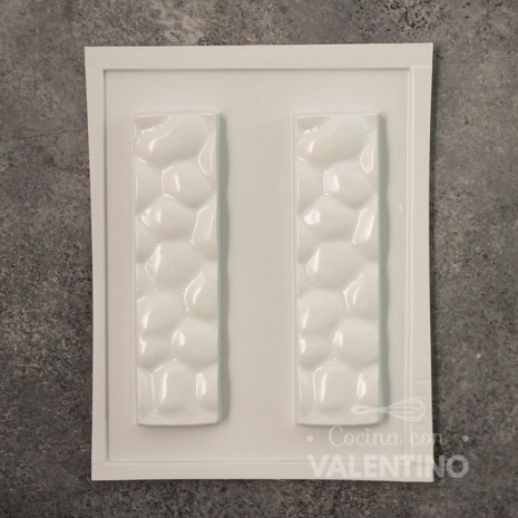 Placa Plastichok Dos Barras con Relieve 1775A