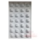 Placa Plastichok Chocomensajes ABC 1526C