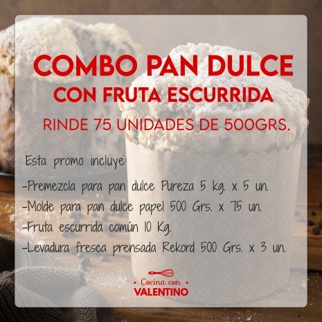 COMBO Pan Dulce Frutos Secos y Chips