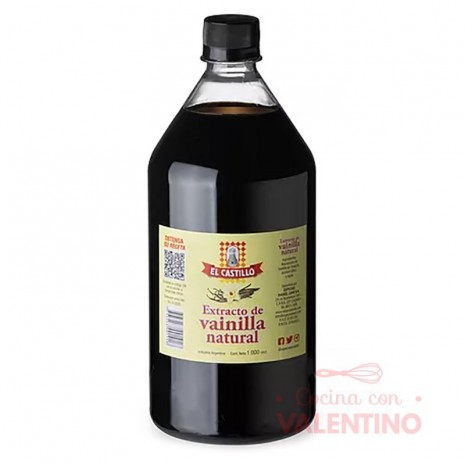 Esencia Vainilla Liquida Natural El Castillo - 1Lt