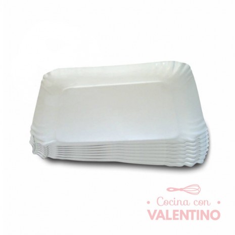 Plato Bandeja Carton Gris N°5 27x21 - 1 Un