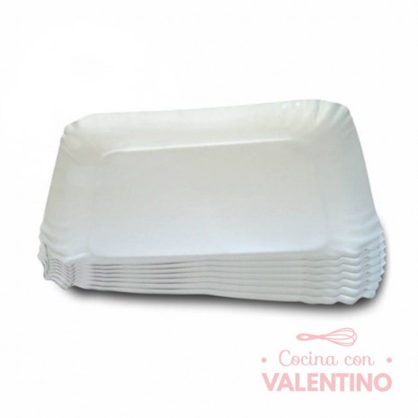Plato Bandeja Carton Gris N°6 29x23 - 1 Un
