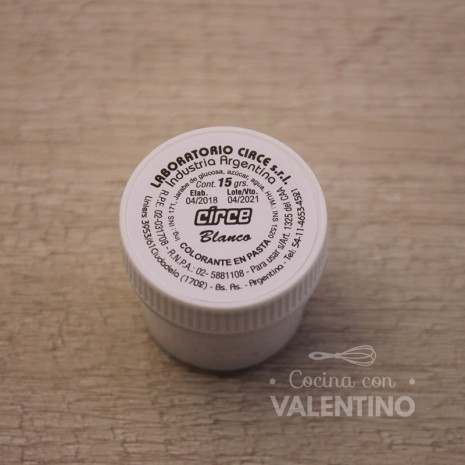 Colorante Pasta Circe Blanco - 15 Grs