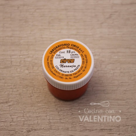 Colorante Pasta Circe Naranja - 15 Grs