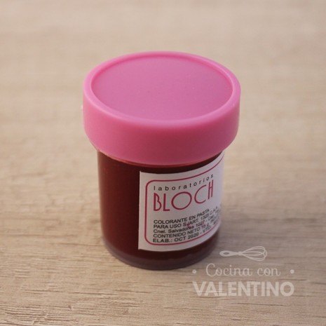 Colorante Pasta Bloch Rojo - 15 Grs