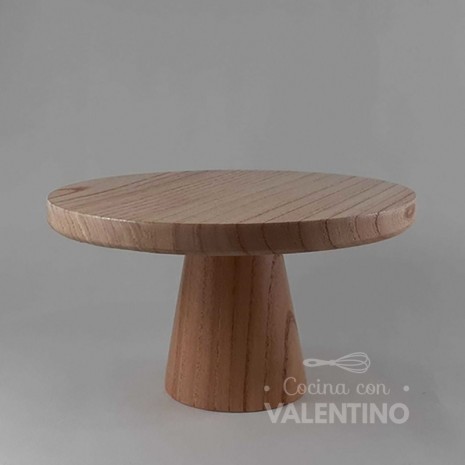 Alzada Hamburgo S Plato Madera - 24x11cm