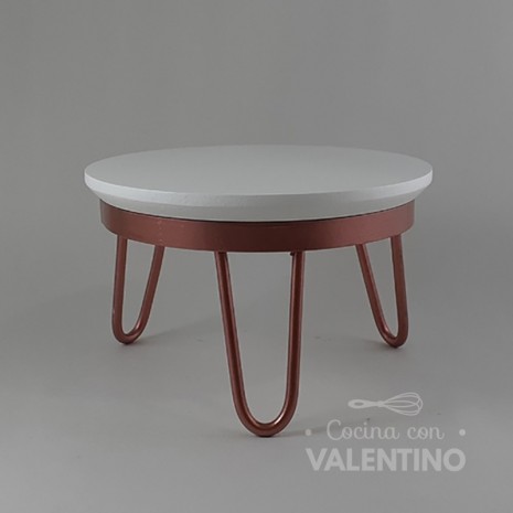 Alzada Estambul Baja Rose Gold Plato Blanco - 20x10