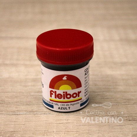Colorante Pasta Fleibor Azul Turquesa - 15 Grs
