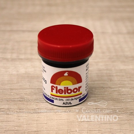 Colorante Pasta Fleibor Azul - 15 Grs