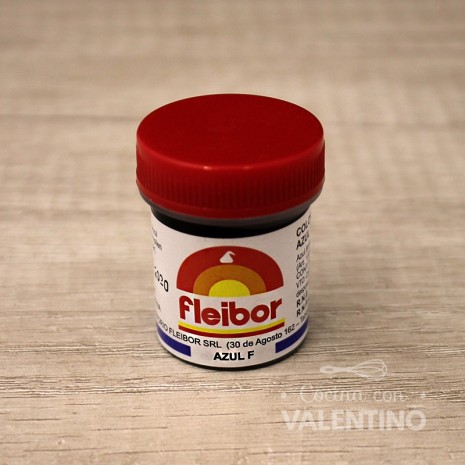 Colorante Pasta Fleibor Azul F - 15 Grs