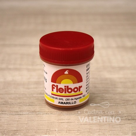 Colorante Pasta Fleibor Amarillo - 15 Grs